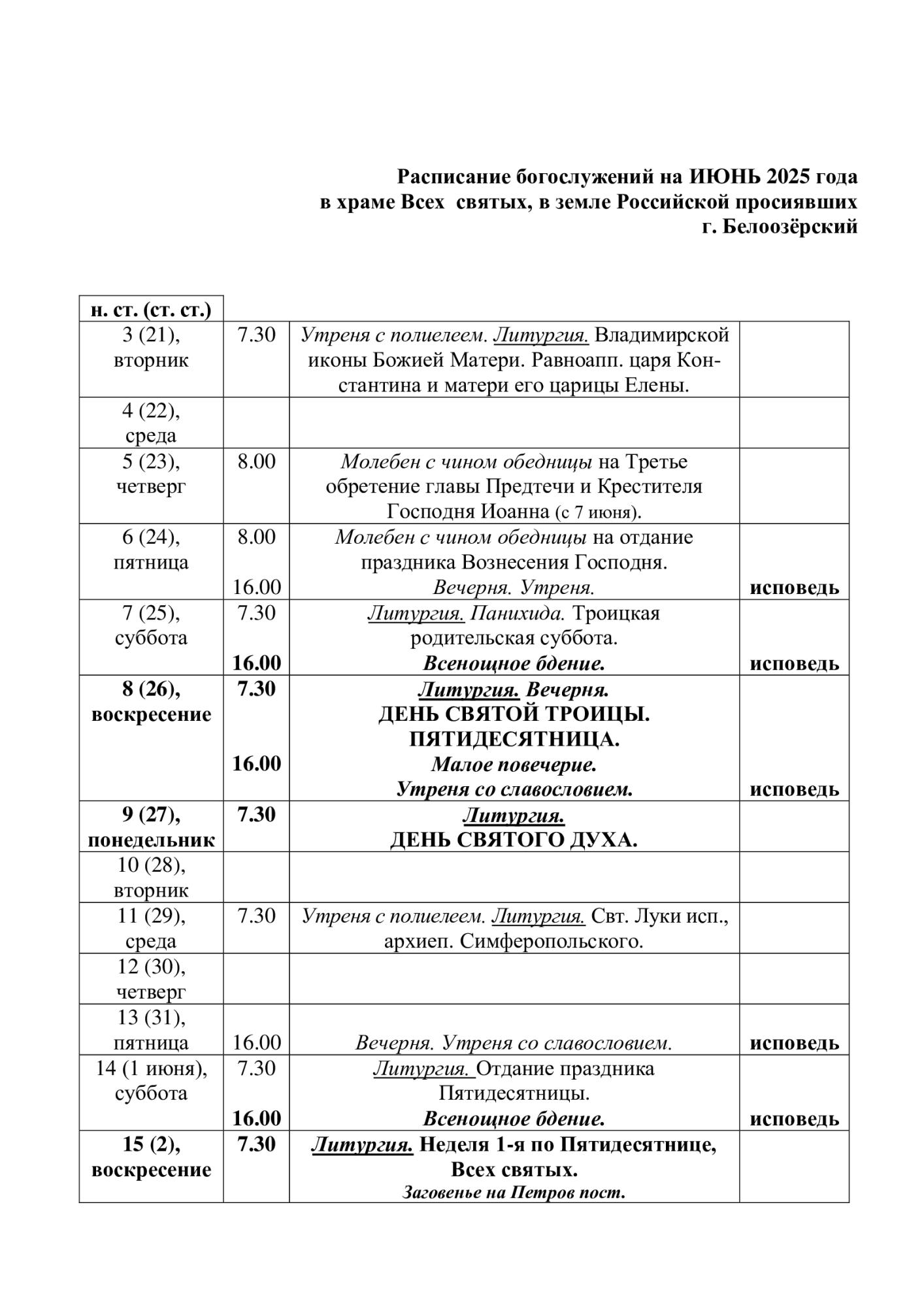 Июнь 2025.